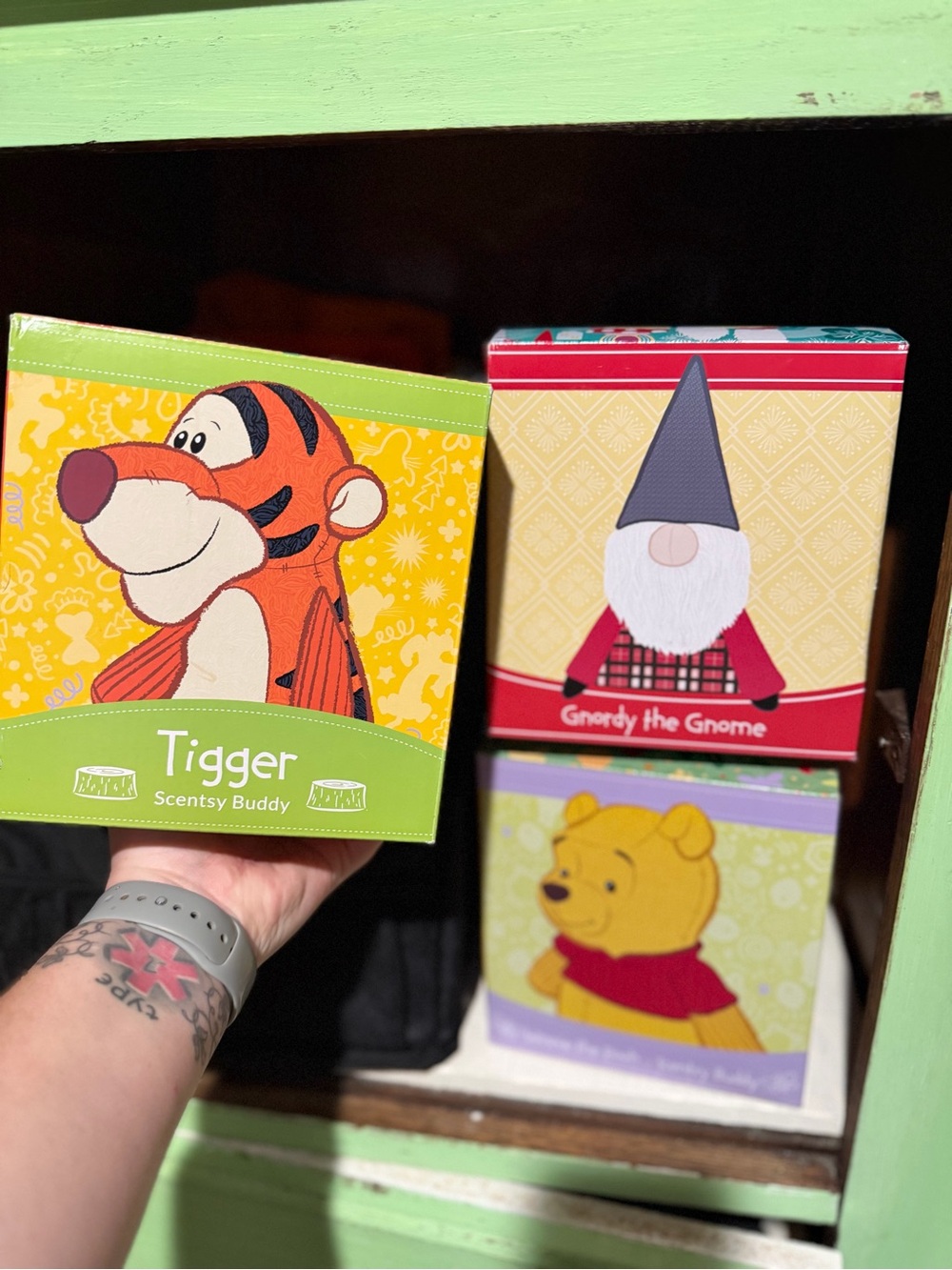 Scentsy Tigger Buddy Box - Orange, Black, White